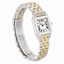 Santos de Cartier Demoiselle 20MM W25066Z6 18K/ Steel Watch